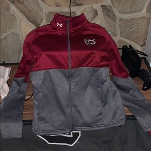 Gamecock USC/U of SC zip up Under Armour